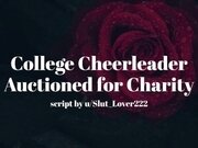 'College Cheerleader Auctioned for Charity [Erotic Audio for Men]'