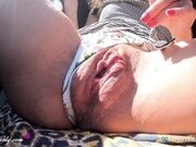 Risky Squirting and Close Up Pussy Orgasm in Car Parking