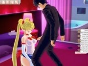 'Sailor Moon covered with cumshot'