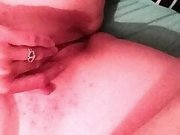 My wife rubbing her pussy