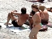 A lot of beautiful nude chicks got caught on cam on nudist beach