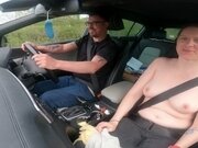'Mom teaching Step son to drive flashing her tits and offering him a BlowJob'