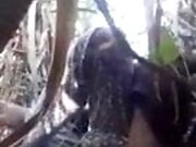 Indian girlfriend fucked in the jungle