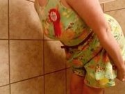 FRISKY BUSINESS- birthday girl horny in public bathroom