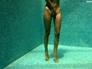'Swimming pool mermaid sexiest Irina Russaka naked'