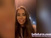 'Lelu Love - Finger fucking masturbation to BIG orgasm Xmas party FULL day recap Feet & soles JOI long Hair flips & more'