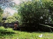 'sweaty while mowing the lawn in my thong (voyeur)'