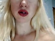 Russian blonde shows her breasts pussy and ass