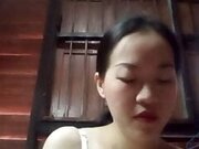 Chinese girl alone at home 40