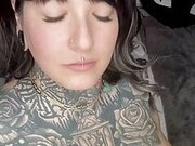 Tatted pierced big tits
