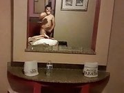 Fucking my friend's pussy in a motel