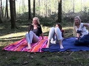 Outdoor sex party with blonde milf Dirty-Tina