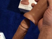 'Toy Testing My New Pipedream King Cock 7” Uncut Cock Dildo With Foreskin That Slides Back'