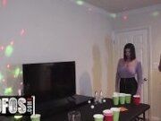 "MOFOS - Sexy coeds Adira Allure & LaSirena fuck at house party"