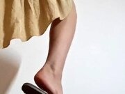 'Trampling #76 barefoot femdom'