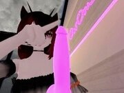 'Virtual cam girl puts on a show for you in vrchat â¤ï¸Intense moaning and squirming~ [Devil Cosplay]'